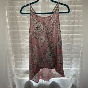 V Neck, Floral Top, Size XXL
